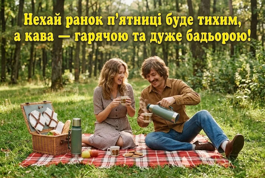 Доброго ранку п’ятниці: душевні картинки українською для гарного настрою