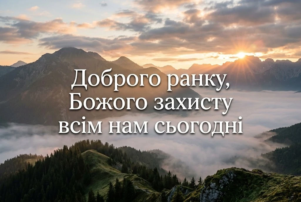 Доброго ранку та Божого благословення на цей день: душевні картинки й найкращі побажання