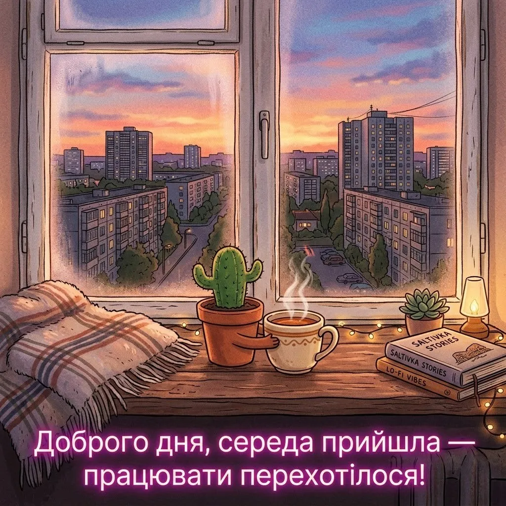Доброго дня середи: картинки, харківський гумор та найтепліші побажання
