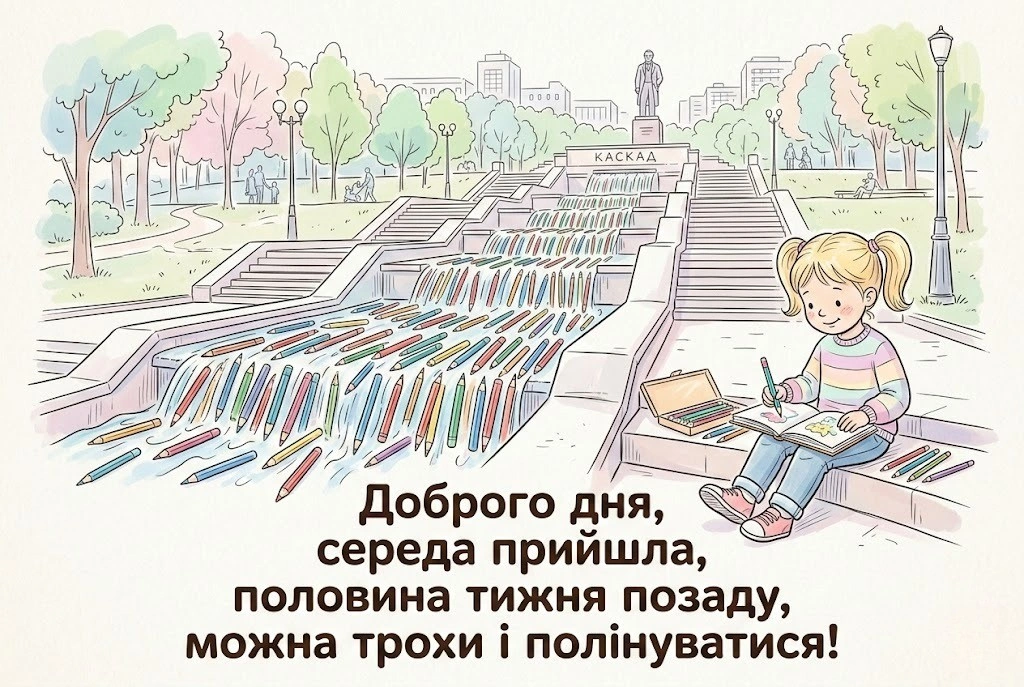 Доброго дня середи: картинки, харківський гумор та найтепліші побажання