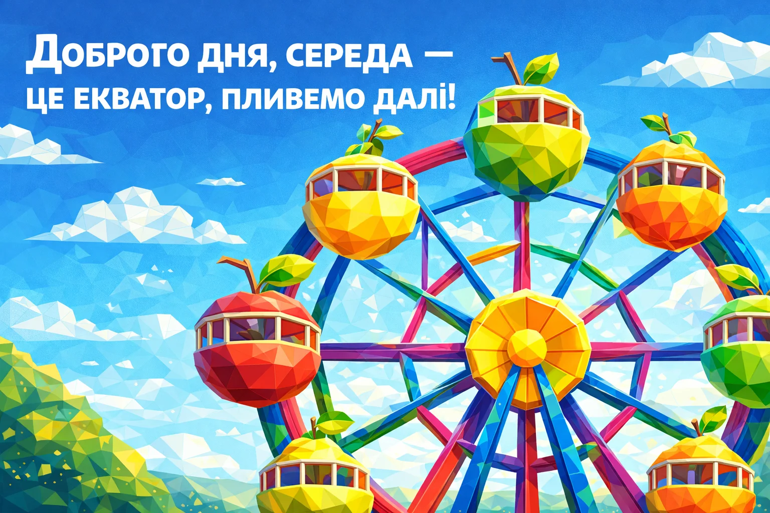 Доброго дня середи: картинки, харківський гумор та найтепліші побажання