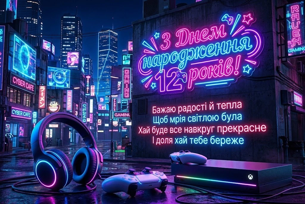Привітання з днем народження хлопчику 12 років