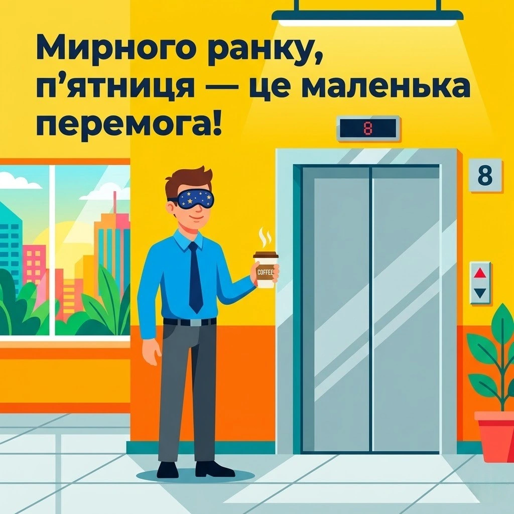 Доброго мирного ранку п’ятниці: картинки з гумором та гарний настрій