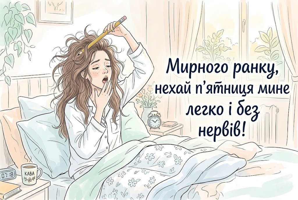 Доброго мирного ранку п’ятниці: картинки з гумором та гарний настрій