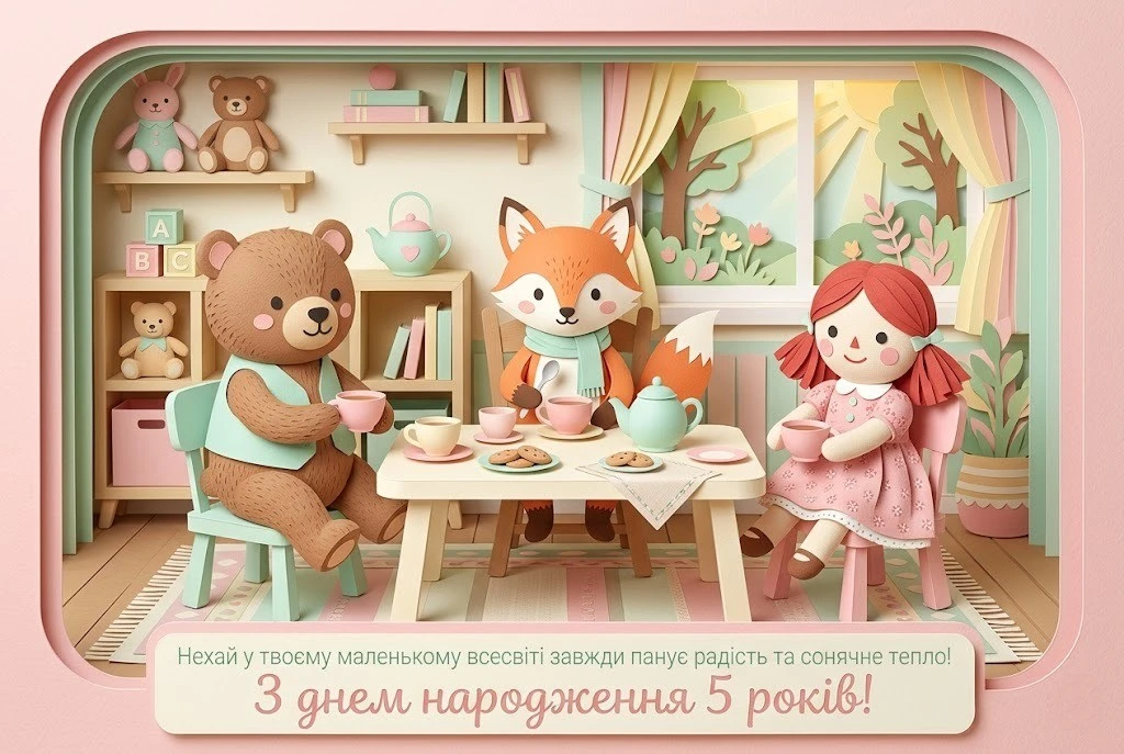 Найкращі привітання з днем народження дівчинці на 5 років: вірші та проза