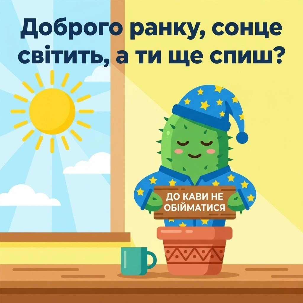 Доброго ранку: прикольні картинки та кумедні листівки для найкращого настрою
