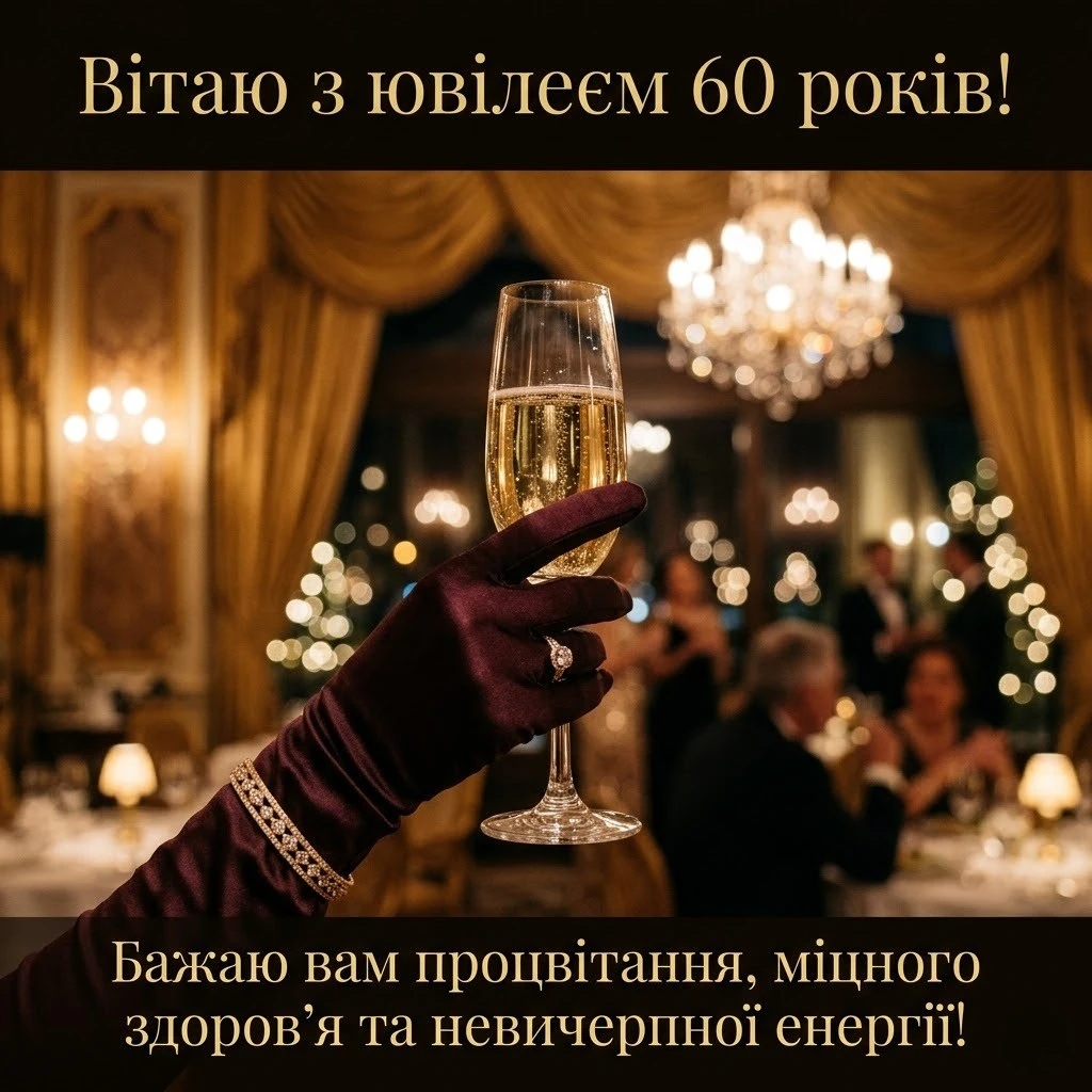 Найкращі привітання з ювілеєм 60 років для жінки: вірші та проза