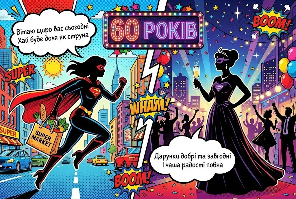 Найкращі привітання з ювілеєм 60 років для жінки: вірші та проза
