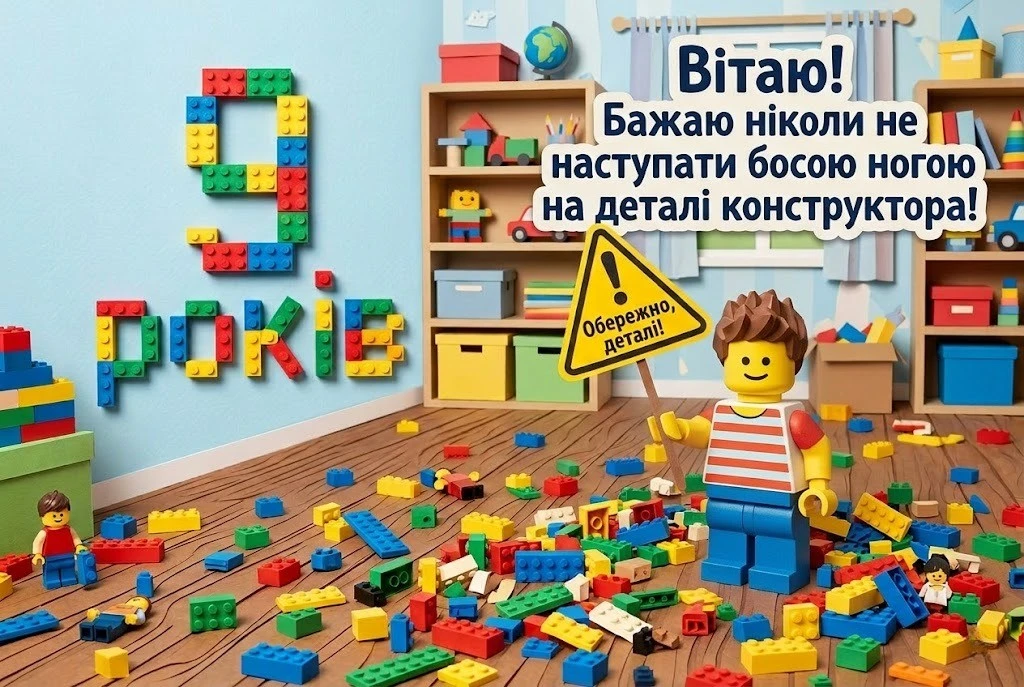 З днем народження, 9 років! Короткі, смішні та душевні привітання