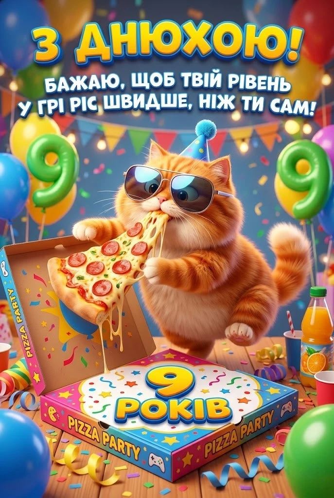 З днем народження, 9 років! Короткі, смішні та душевні привітання