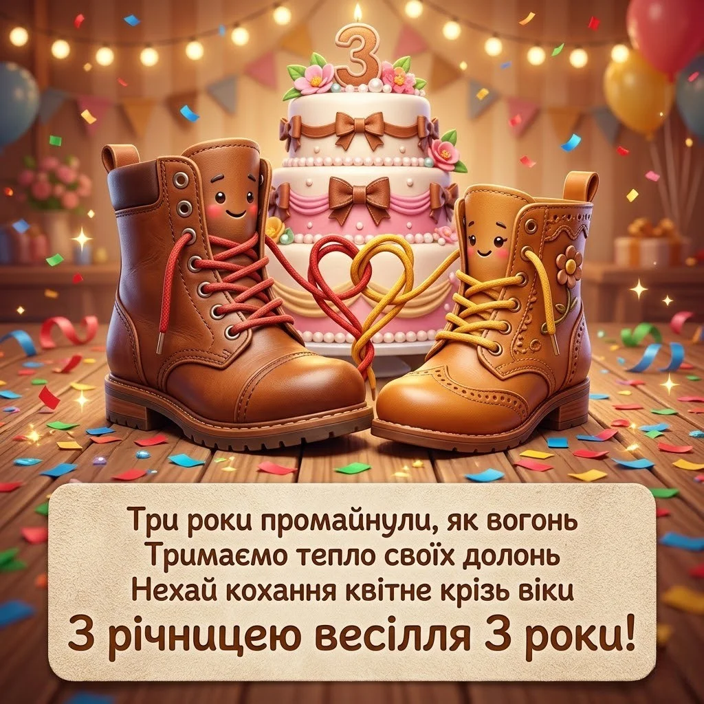 З річницею весілля 3 роки: найкращі привітання та щирі побажання