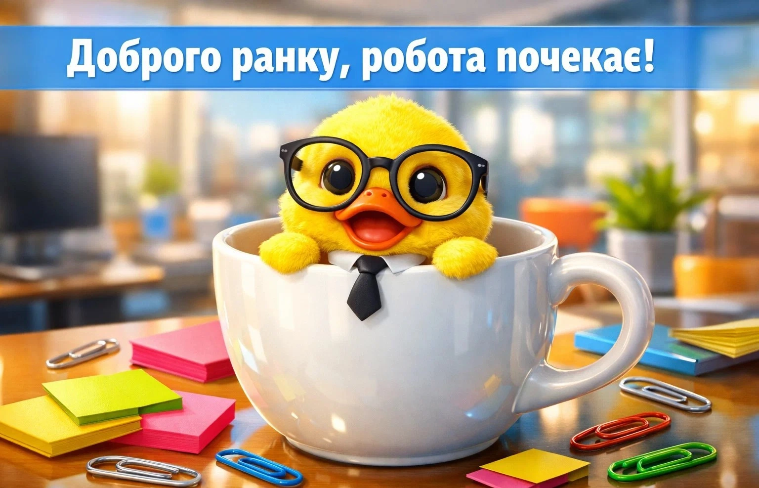 Доброго ранку та гарного дня: прикольні картинки для гарного настрою на роботі