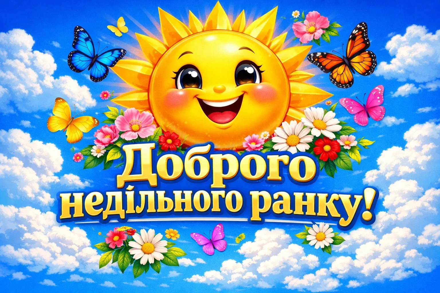 Доброго недільного ранку та гарного дня: душевні вітання, красиві листівки та картинки для гарного настрою