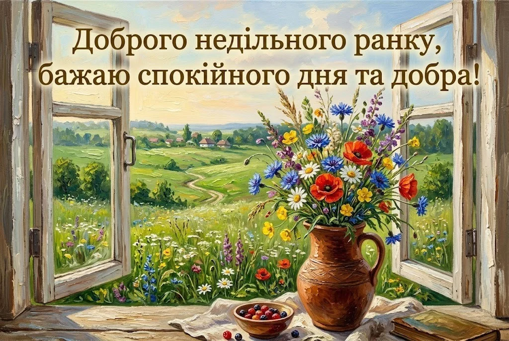 Доброго недільного ранку та гарного дня: душевні вітання, красиві листівки та картинки для гарного настрою