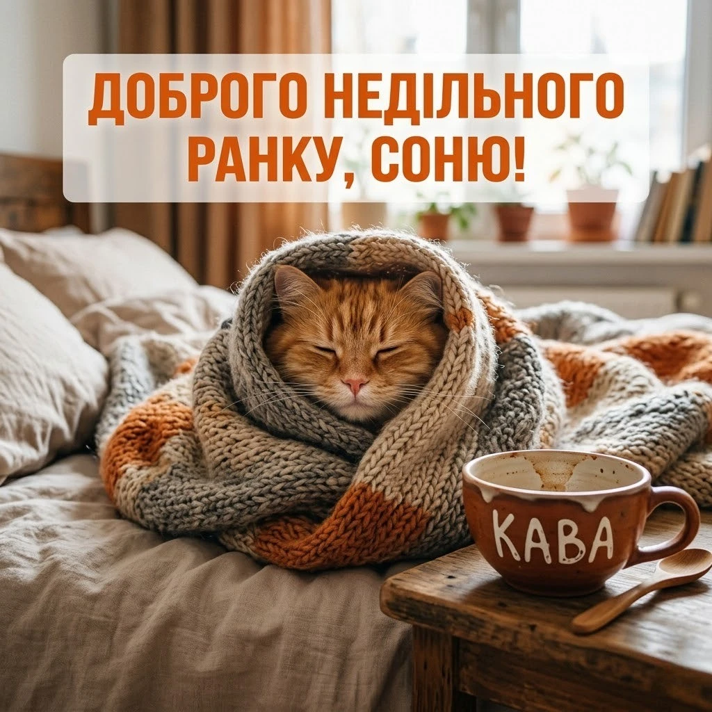 Доброго недільного ранку та гарного дня: душевні вітання, красиві листівки та картинки для гарного настрою