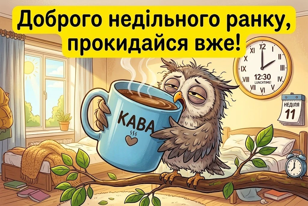 Доброго недільного ранку та гарного дня: душевні вітання, красиві листівки та картинки для гарного настрою