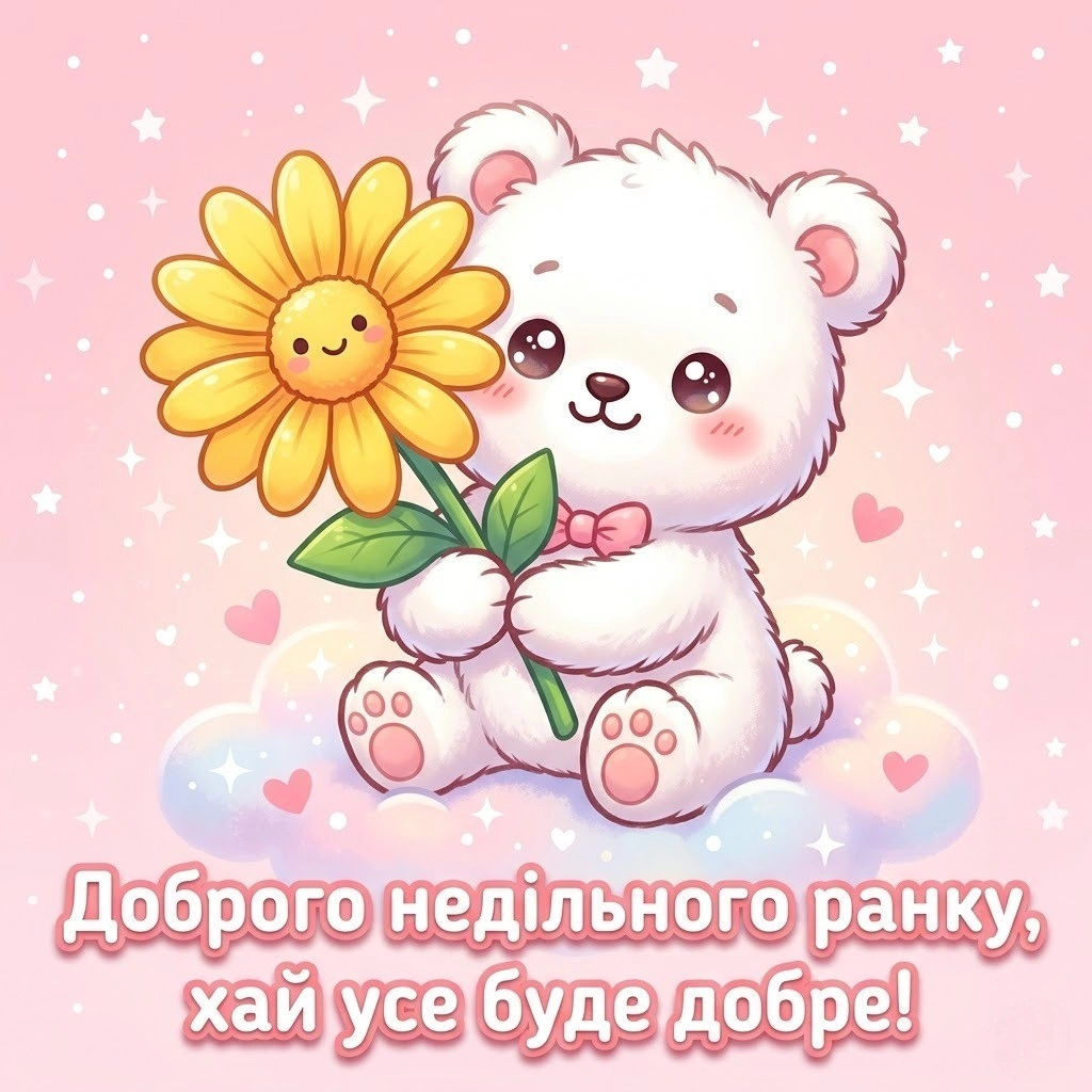 Доброго недільного ранку та гарного дня: душевні вітання, красиві листівки та картинки для гарного настрою