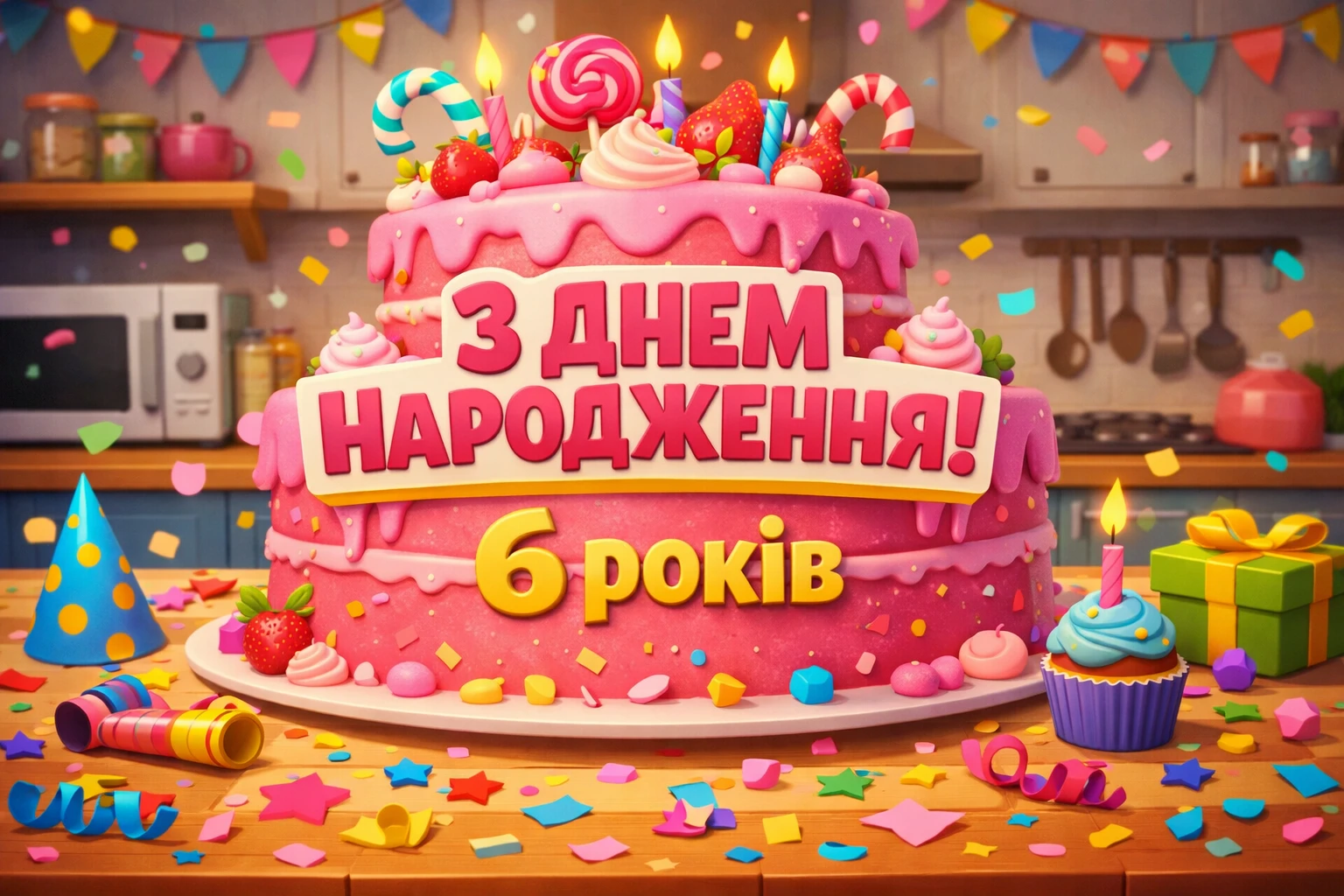 Привітання для маленької принцеси: донечці виповнюється 6 років