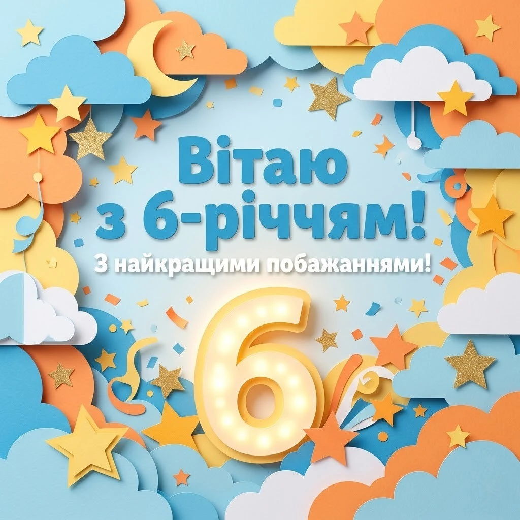 Привітання для маленької принцеси: донечці виповнюється 6 років