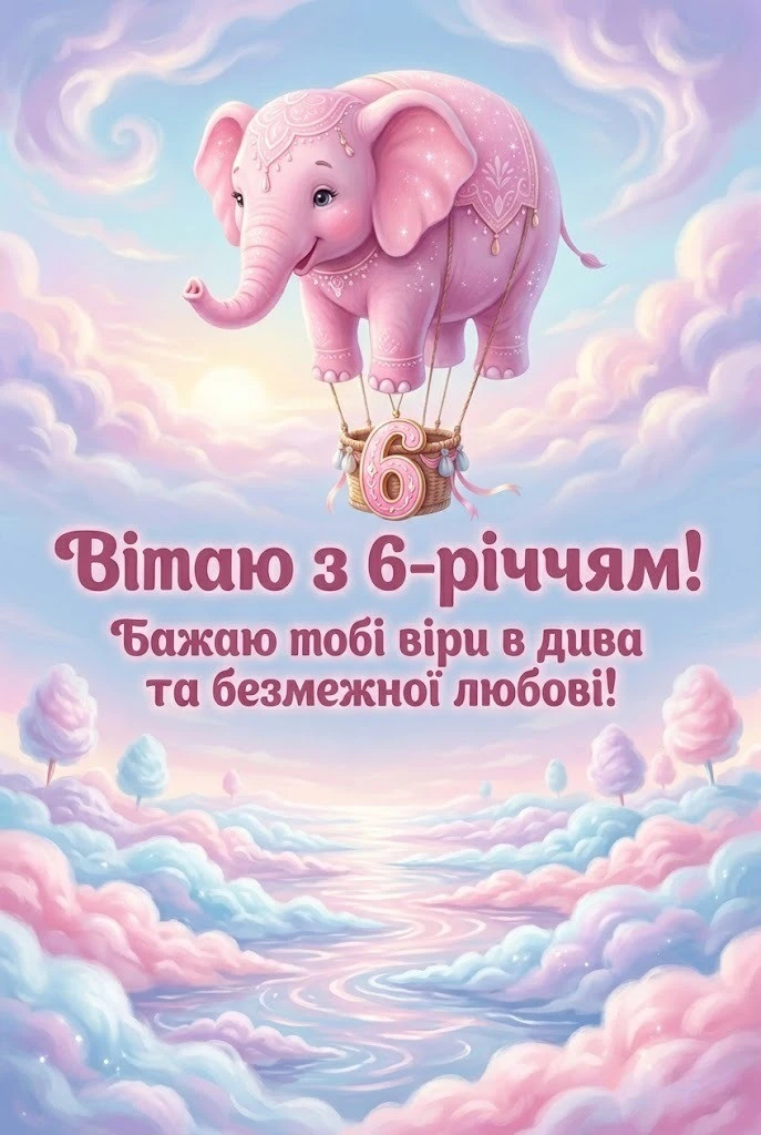 Привітання для маленької принцеси: донечці виповнюється 6 років