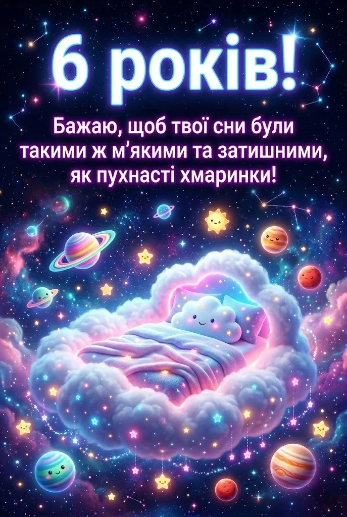 Привітання для маленької принцеси: донечці виповнюється 6 років