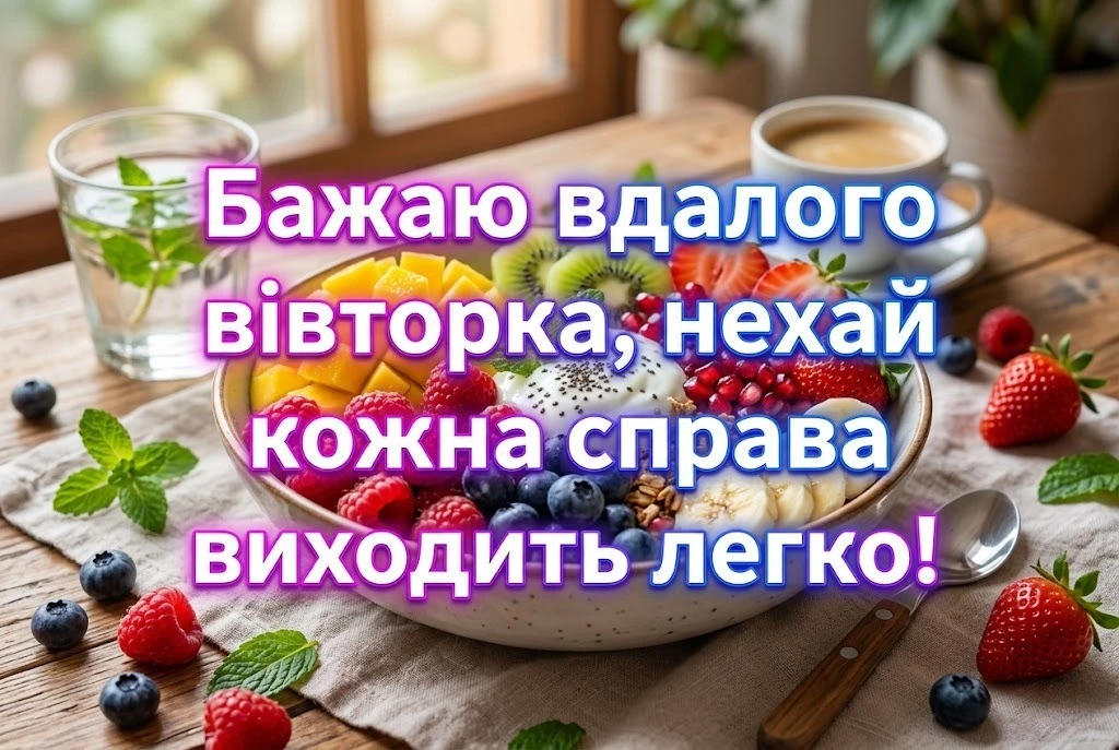 Доброго ранку, вдалого вівторка: душевні побажання та найкрасивіші картинки для гарного настрою