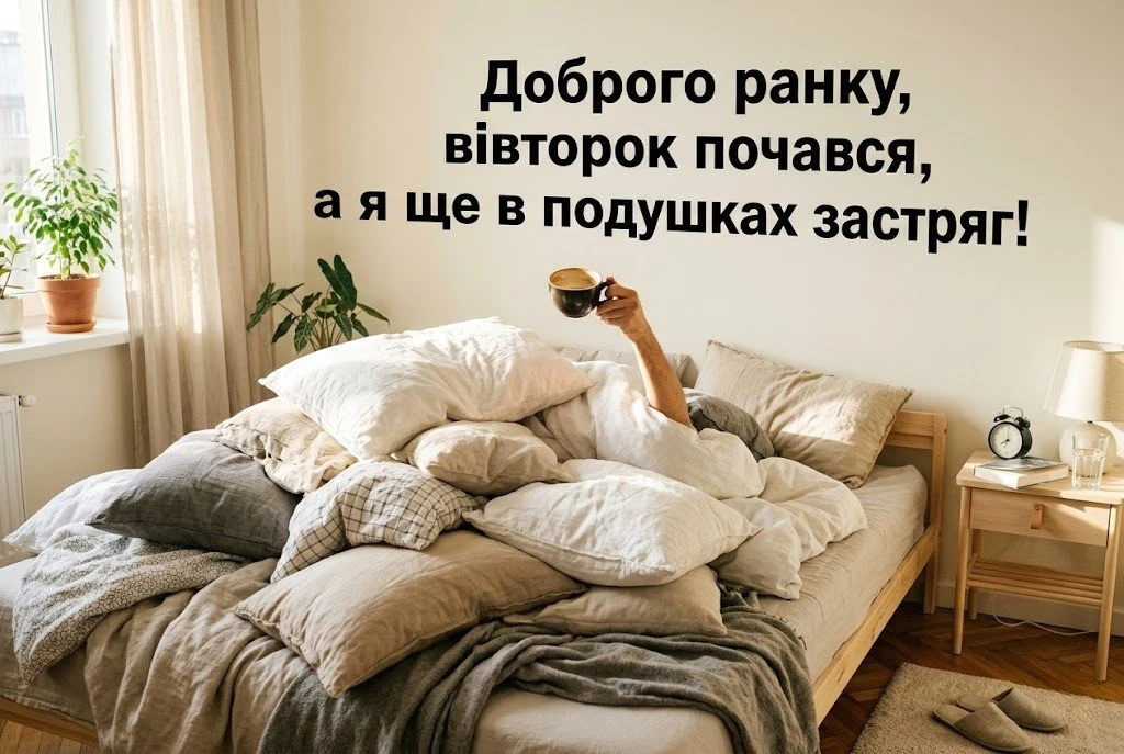 Доброго ранку, вдалого вівторка: душевні побажання та найкрасивіші картинки для гарного настрою