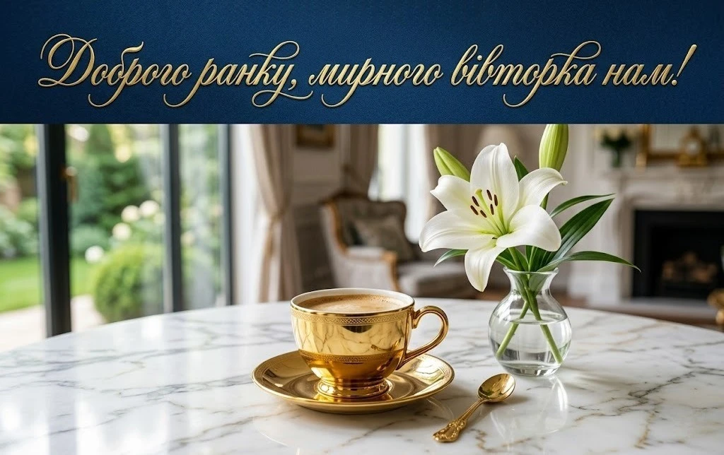 Доброго ранку, вдалого вівторка: душевні побажання та найкрасивіші картинки для гарного настрою