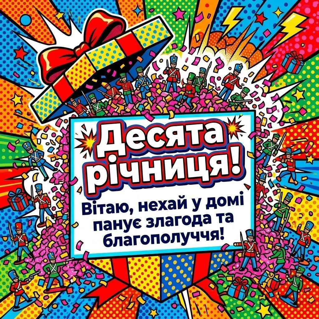 Ювілей 10 років весілля: привітання, що торкаються самого серця