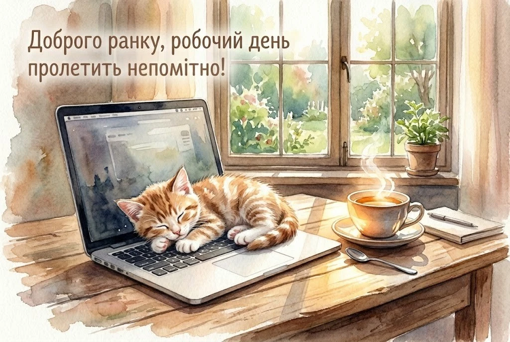 Доброго ранку: картинки з гумором для легкого настрою перед роботою