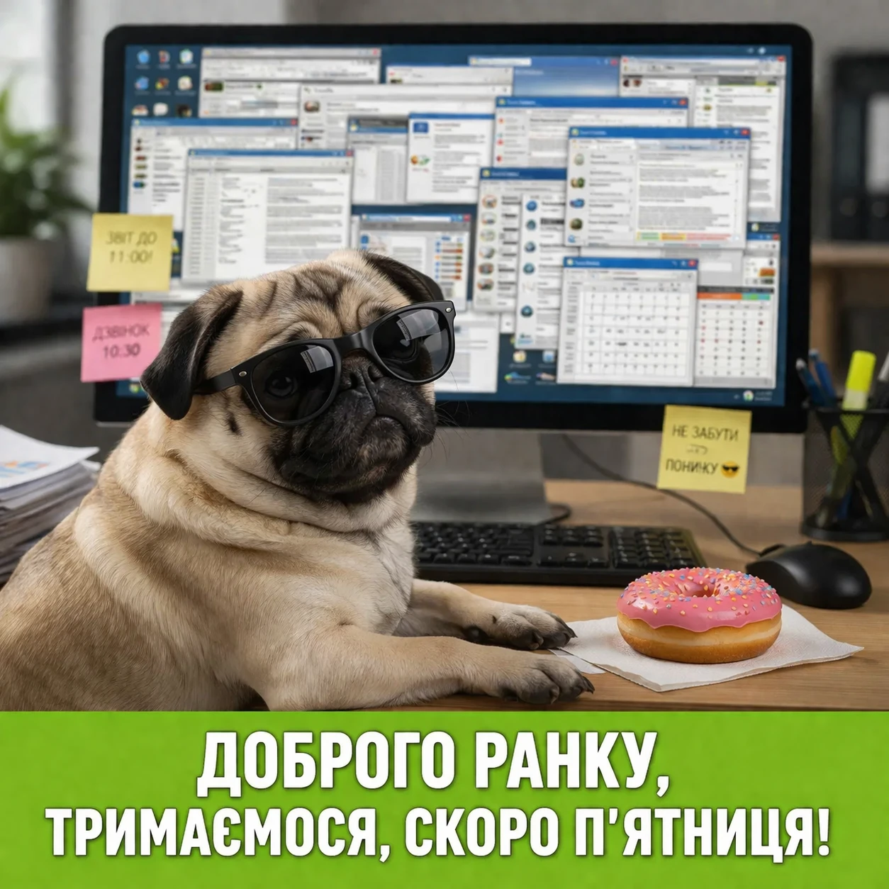 Доброго ранку: картинки з гумором для легкого настрою перед роботою