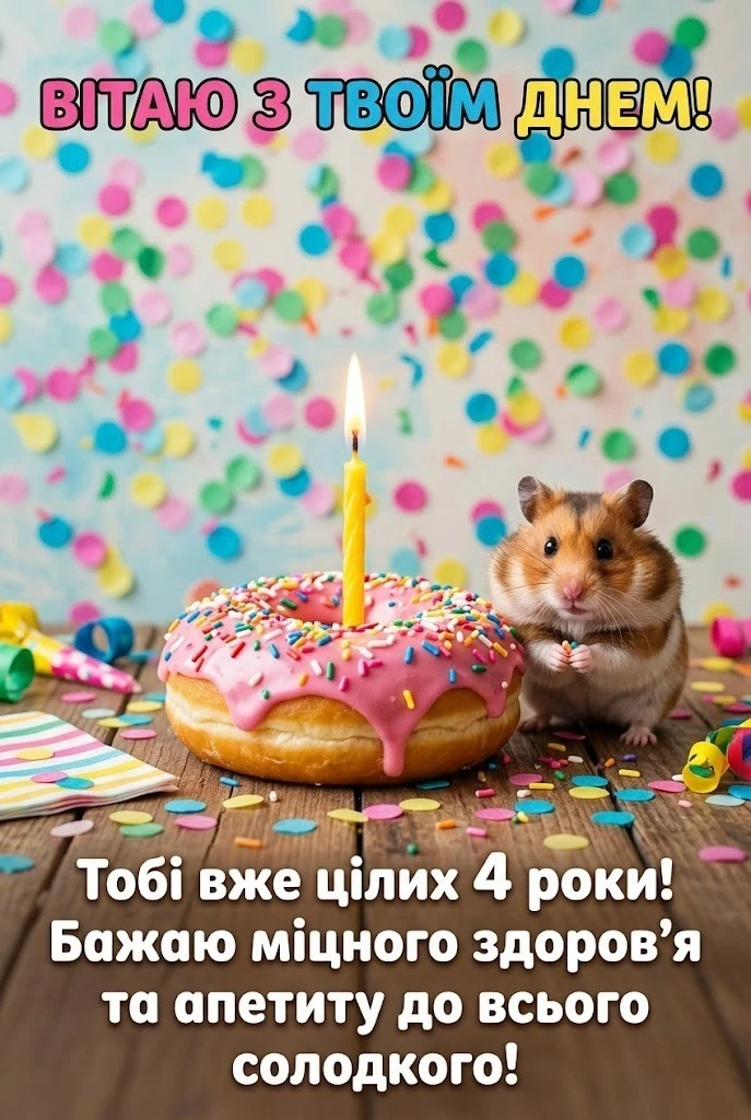 Найкрасивіші вітання для маленької принцеси на 4 роки