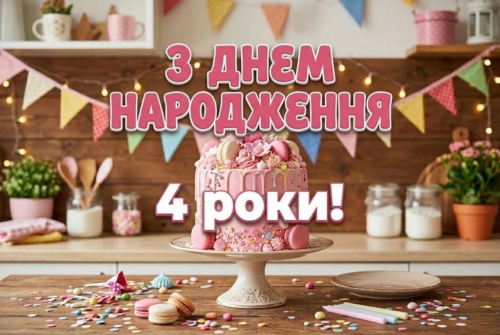 Найкрасивіші вітання для маленької принцеси на 4 роки