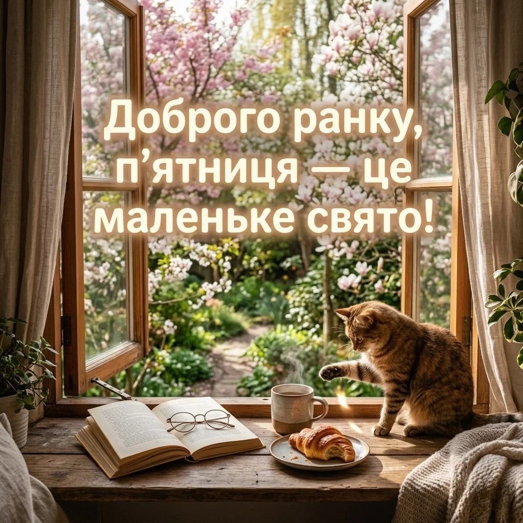 Доброго ранку п’ятниці: прикольні картинки, весняний настрій та порція позитиву