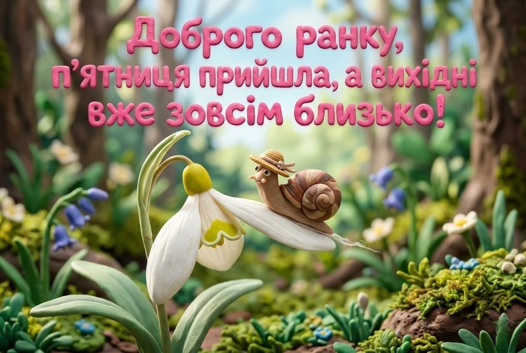 Доброго ранку п’ятниці: прикольні картинки, весняний настрій та порція позитиву