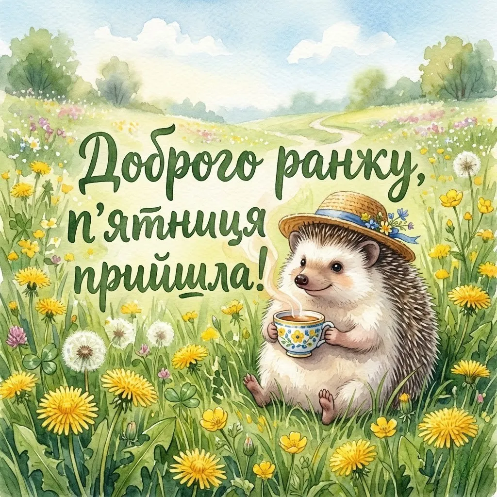 Доброго ранку п’ятниці: прикольні картинки, весняний настрій та порція позитиву