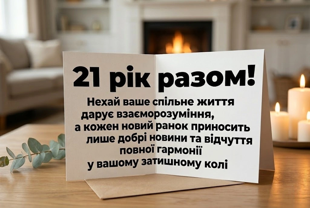 Опалове весілля 21 рік: колекція найкращих текстів для привітання