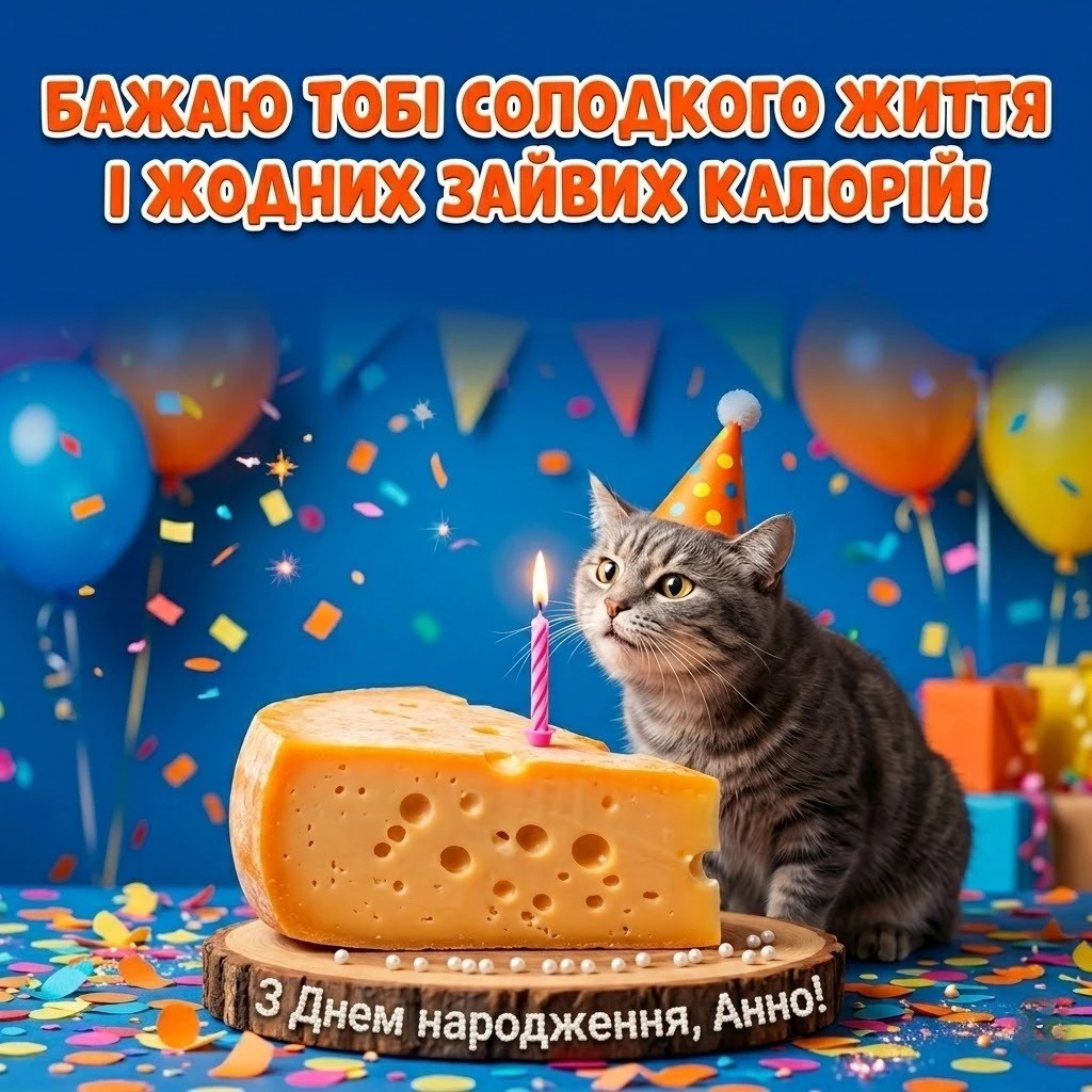 Особливі вітання з днем народження для Анни: душевні та оригінальні