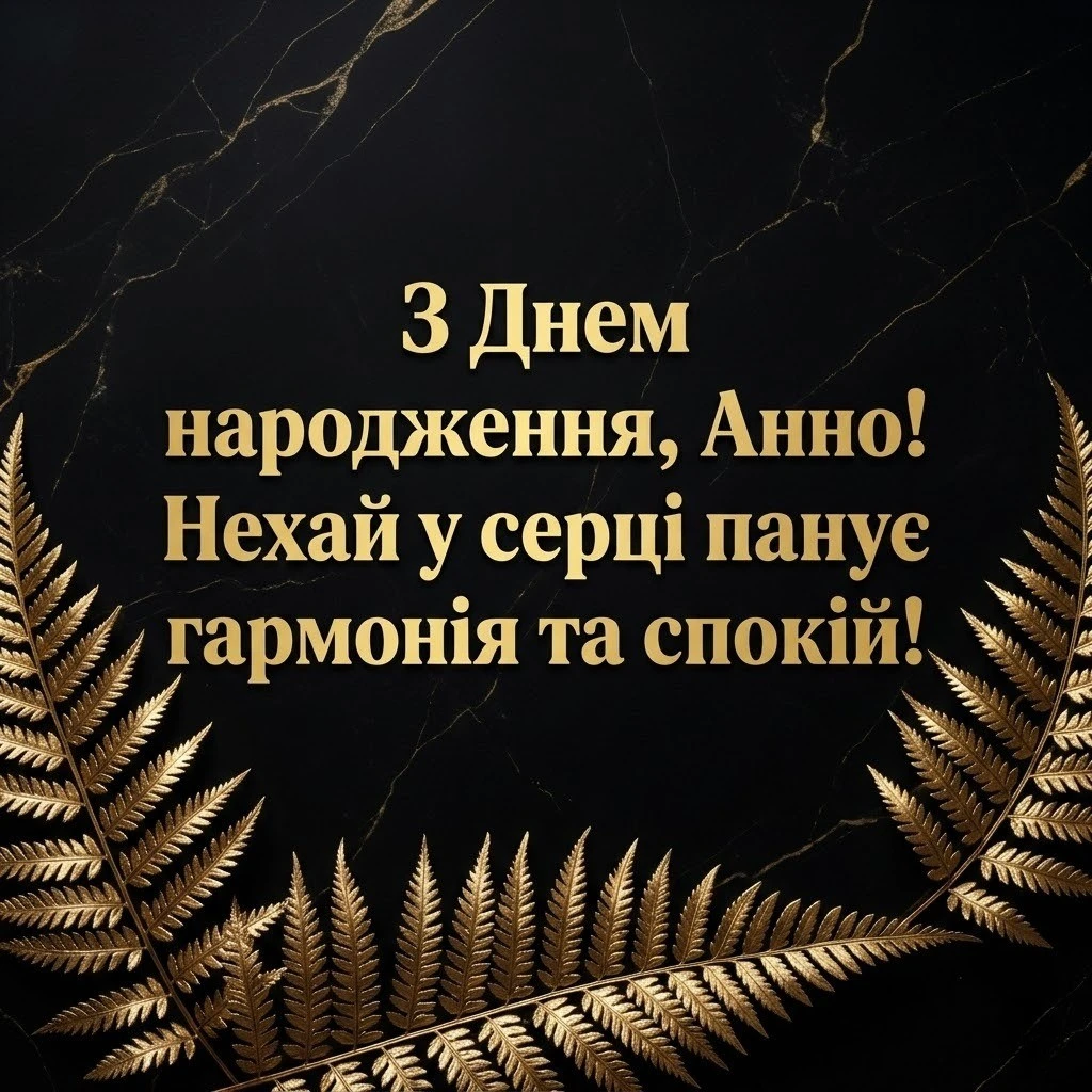 Особливі вітання з днем народження для Анни: душевні та оригінальні