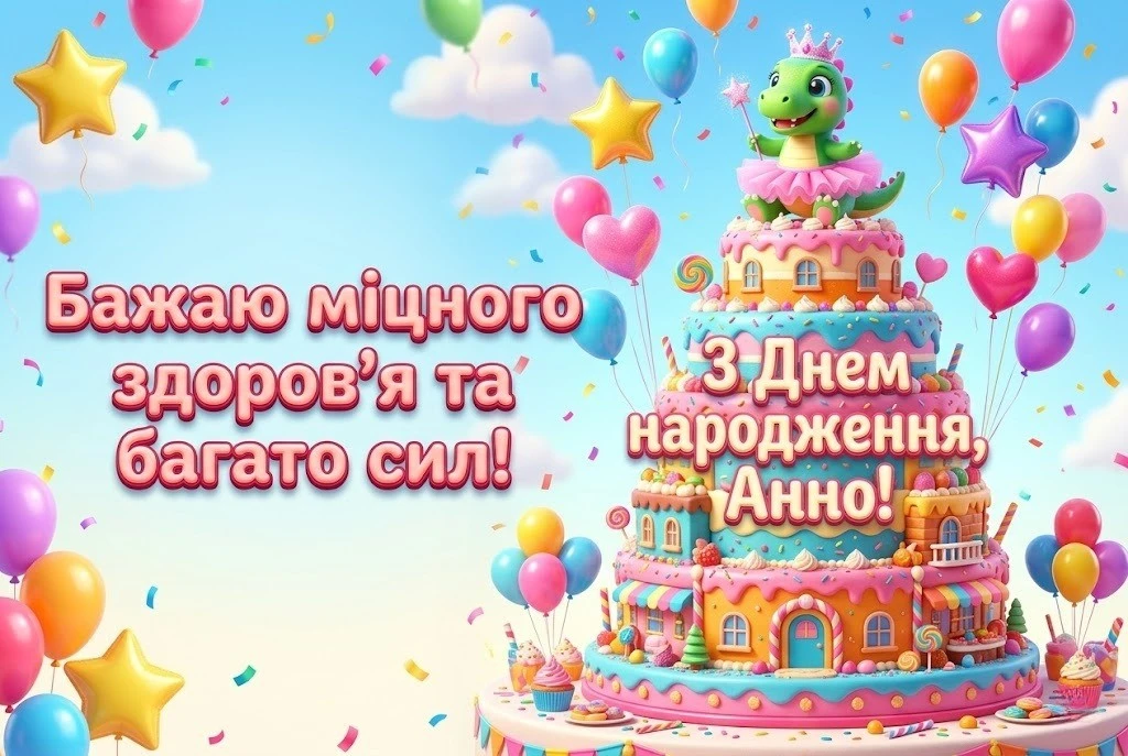 Особливі вітання з днем народження для Анни: душевні та оригінальні