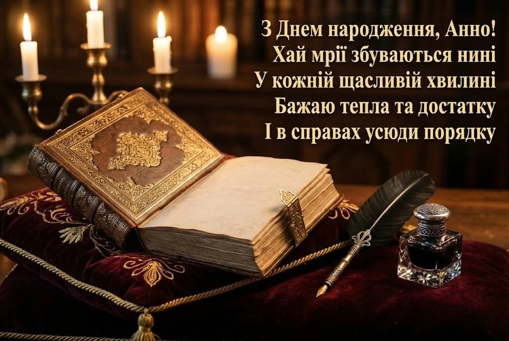 Особливі вітання з днем народження для Анни: душевні та оригінальні
