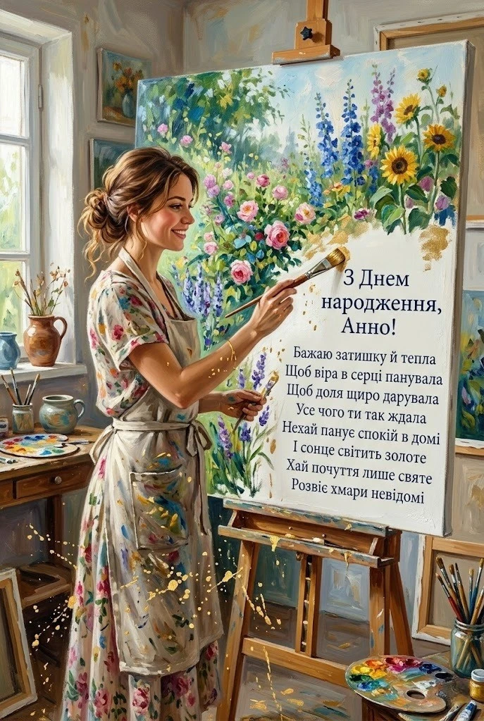 Особливі вітання з днем народження для Анни: душевні та оригінальні
