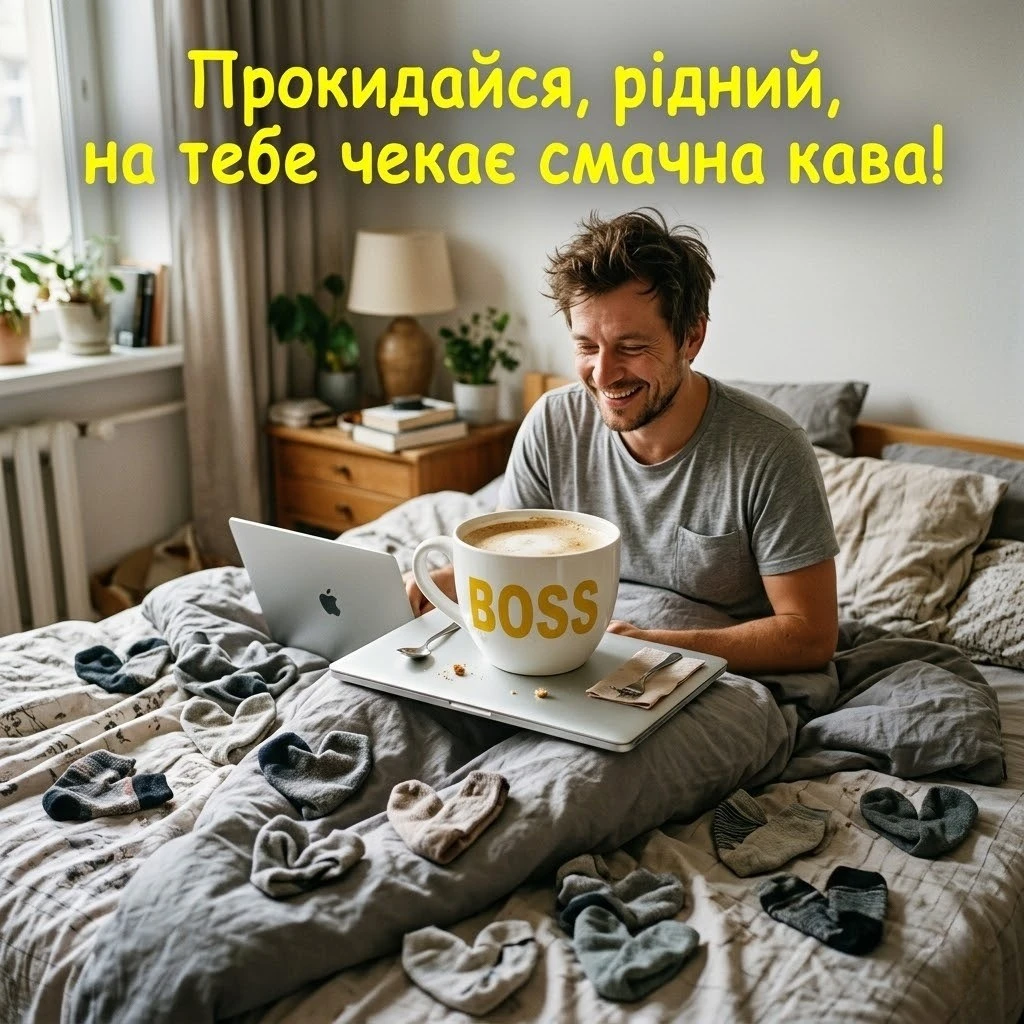 Доброго ранку, коханий чоловіку: найтепліші побажання та красиві картинки для вашої половинки