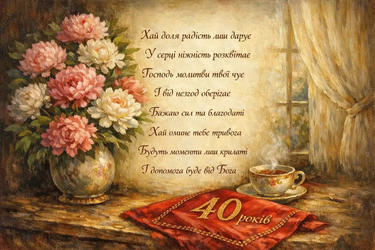 З днем народження, королево! Привітання жінці на 40-річний ювілей