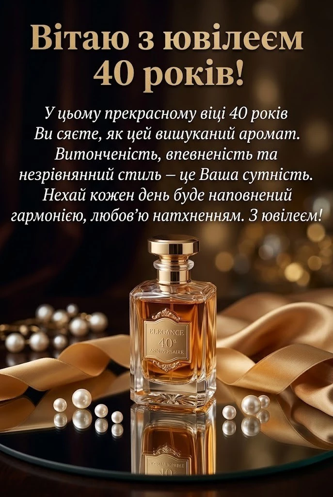 З днем народження, королево! Привітання жінці на 40-річний ювілей