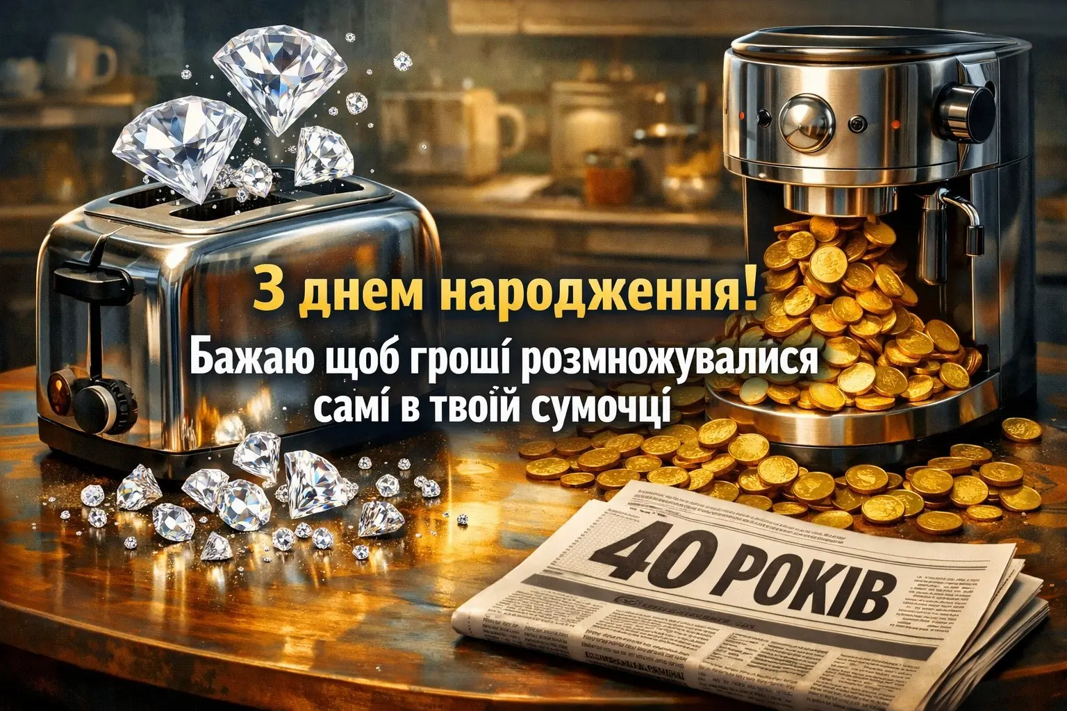 З днем народження, королево! Привітання жінці на 40-річний ювілей