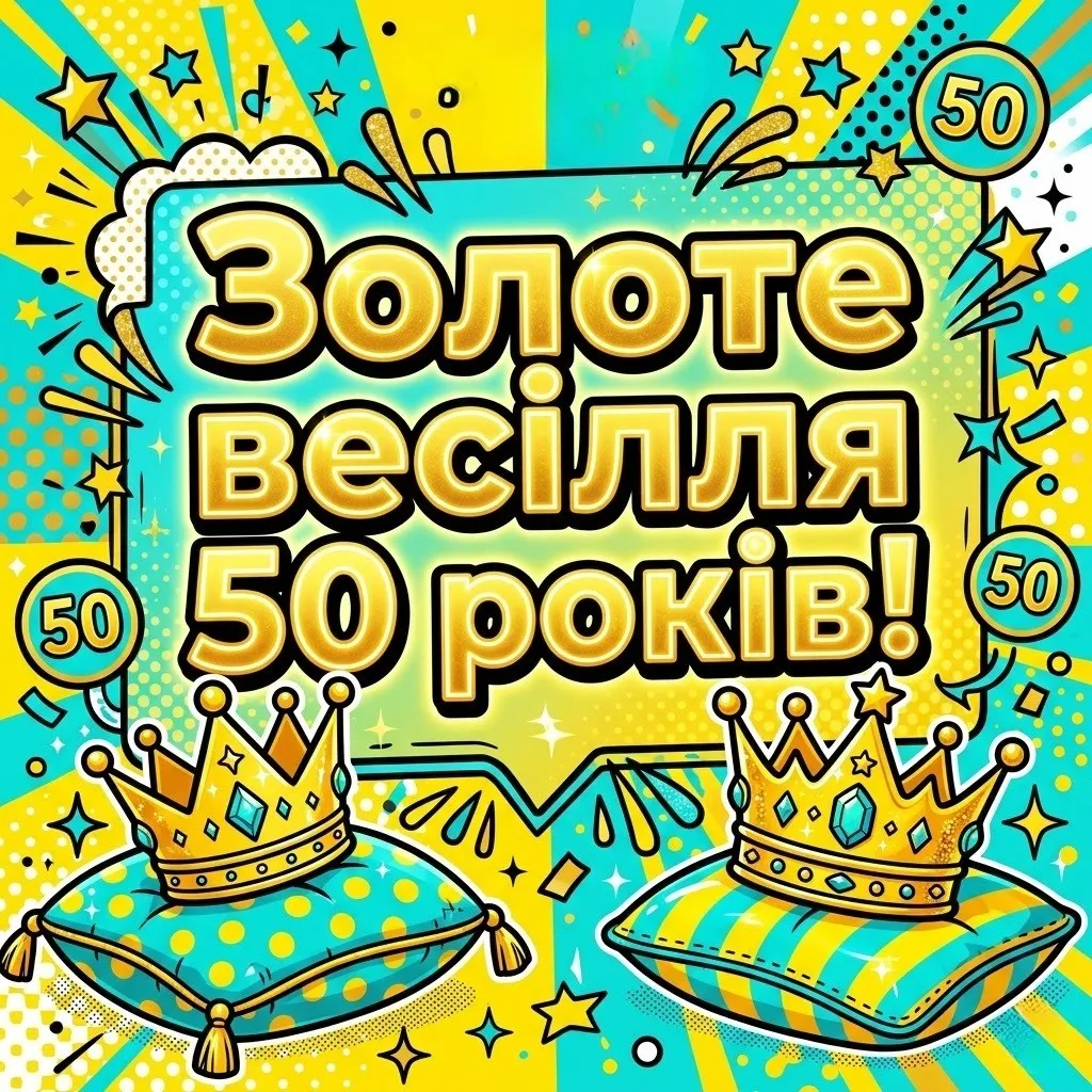 Золоте сузір’я любові: найкращі привітання з 50-ю річницею весілля