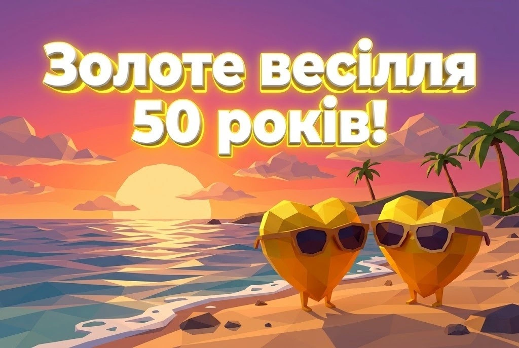 Золоте сузір’я любові: найкращі привітання з 50-ю річницею весілля