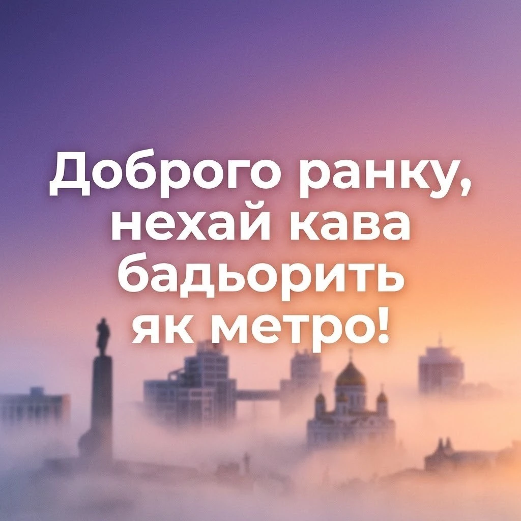 Доброго ранку: картинки, сучасний гумор та найтепліші вітання з незламного Харкова