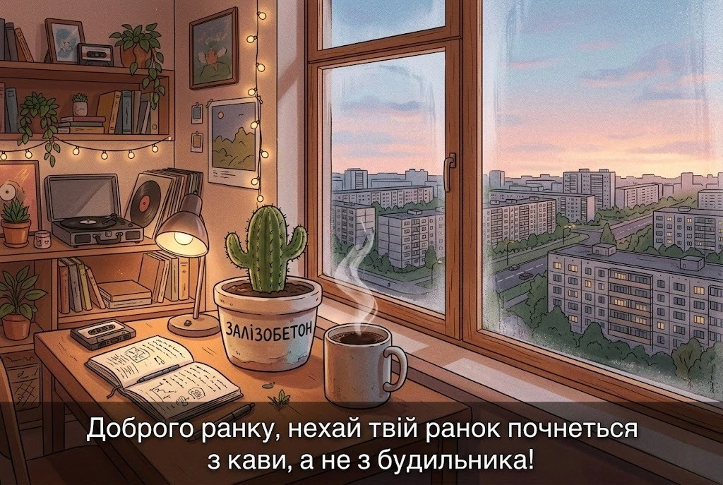 Доброго ранку: картинки, сучасний гумор та найтепліші вітання з незламного Харкова